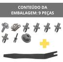 10x Grampo Presilha Para-barro Dianteiro Celta 2001 A 2012