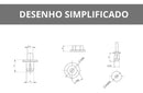 10x Grampo Presilha Para-barro Dianteiro Celta 2001 A 2012