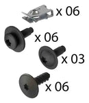 Kit Presilha 21 Peça Parachoque Dianteiro Gol G5 2009 A 2012