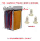 Trava Pino Secadora Fischer 4 E 8kg - 14 Peças